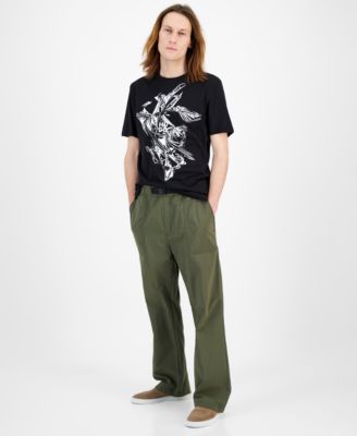 Men's Diakromio Short Sleeve Crewneck Logo Graphic T-Shirt