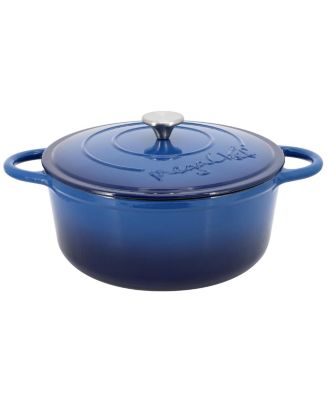  Enameled Cast Iron Self-Basting Dutch Oven, 6.35 Quart