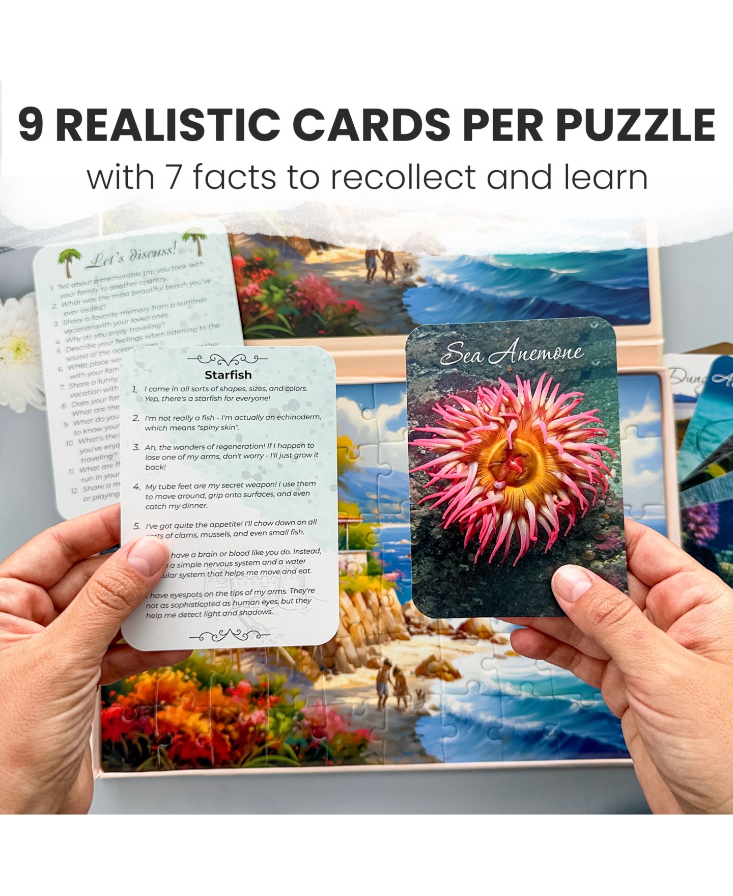 Детский пазл Quokka Large-Piece Dementia Jigsaw Puzzles, 60 Pieces, Ages 14+, цвет: Family Memories — фото 2