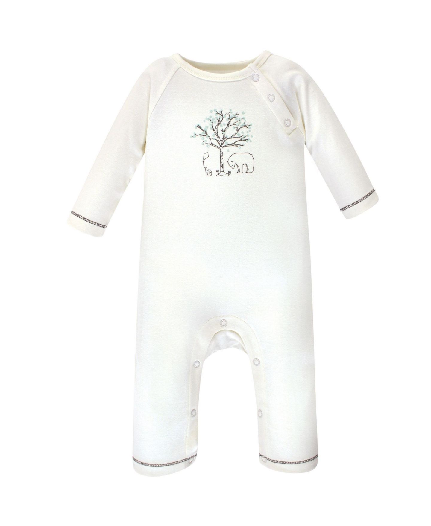 Комбинезон Touched by Nature Unisex Natural Cotton для мальчиков-малышей, цвет: Берёзовый — фото 3