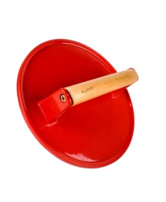 Neo 2pc Cast Iron 10" Fry Pan with Steak Press