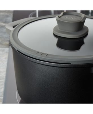 Leo Stone+ Nonstick Ceramic 10" Stock Pot with Lid Recycled, 5.9qt