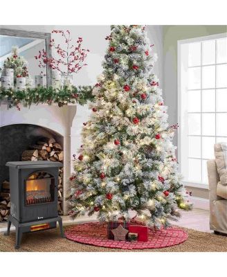 Infrared Electric Fireplace Heater - Electric Fireplace Stove for Home Heating