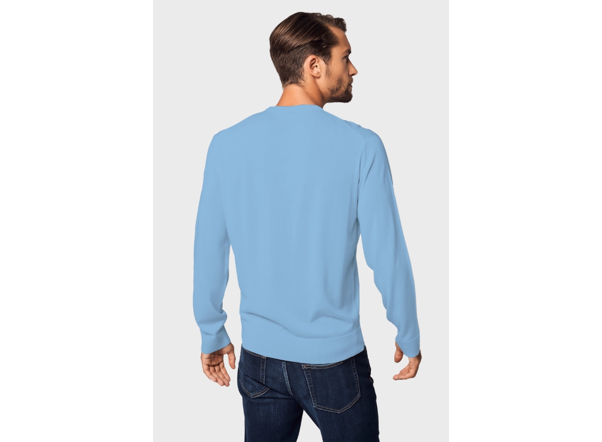 Bellemere New York Men's Bellemere Pure Crew Neck Merino Sweater