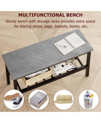 Dining Table Set for 4, Modern Kitchen Table with 2 Chairs and Bench , 4-Person Dining Room Table Set