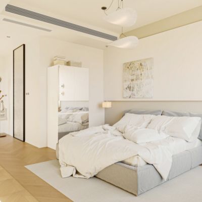 6-Drawers Classic Wooden Dresser with Golden Handles