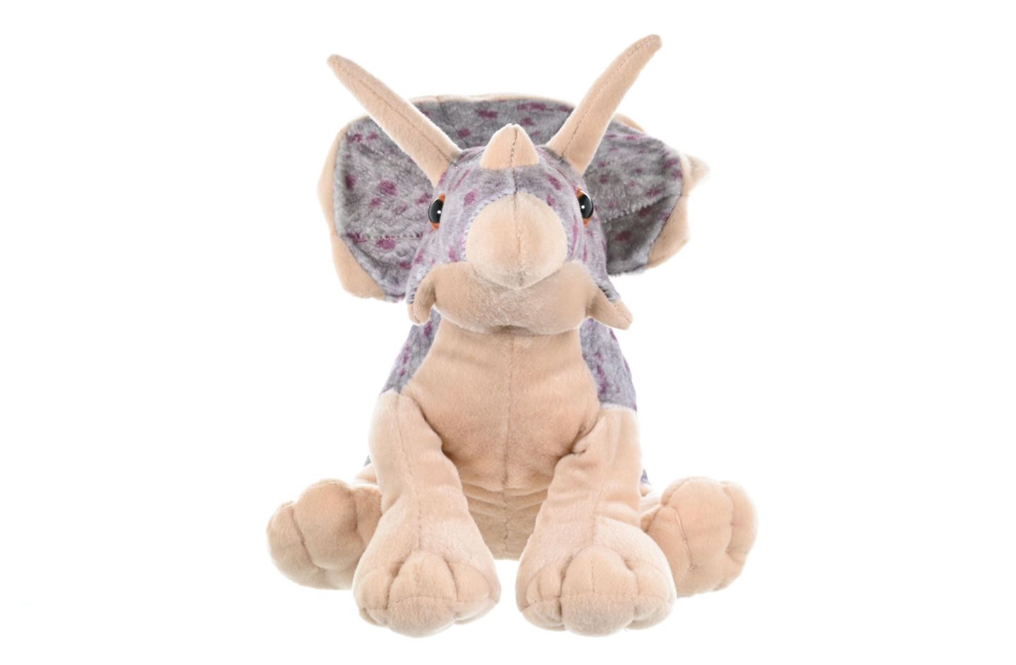 Детская мягкая игрушка Wild Republic Triceratops, Cuddlekins, Stuffed Animal, 12 Inches, Plush Toy, Gift for Kids, Fill is Spun Recycled Water Bottles — фото 3