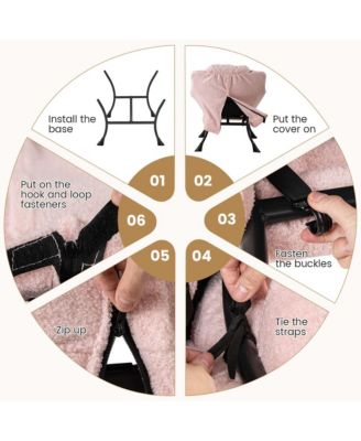 Lazy Sofa Chair Accent Leisure Armchair with Folding Footrest & Storage Pocket