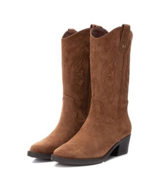 Women's Italian Western Suede Boots By XTI