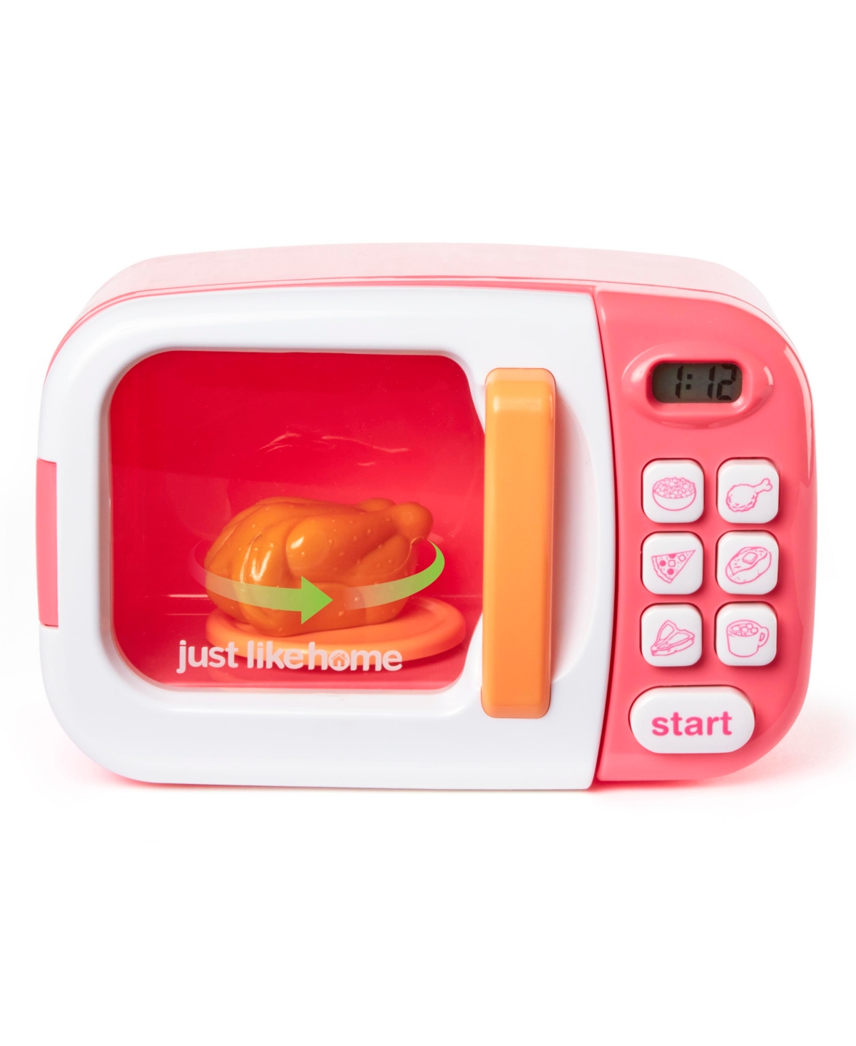 Just Like Home Microwave Kitchen Toys In Pink