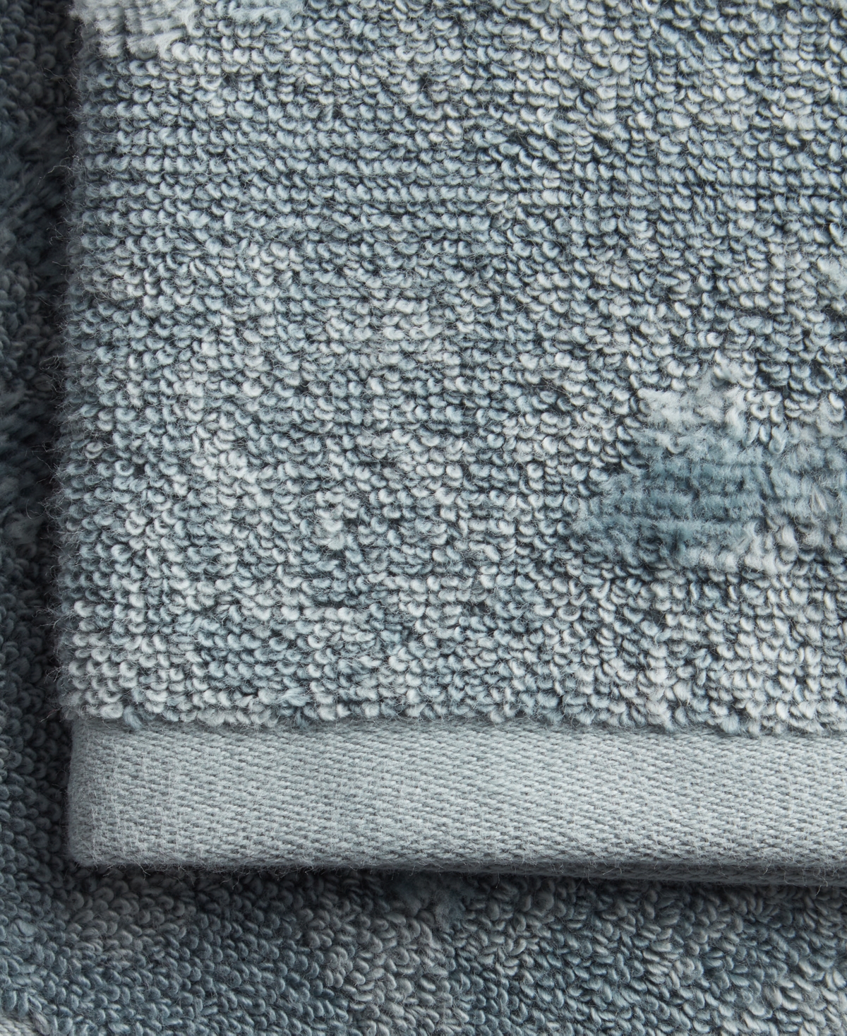 HOTEL COLLECTION IMPASTO STONE 100% TURKISH COTTON WASHCLOTH, 13" X 13", EXCLUSIVELY AT MACY'S 