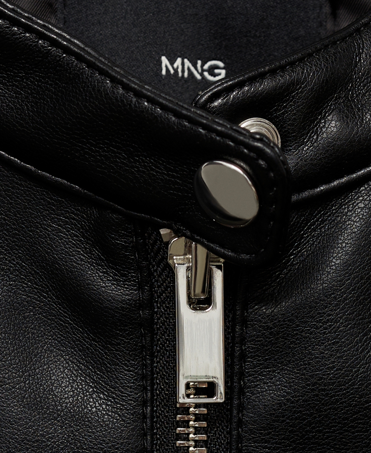 Mango Women's Zipped Biker Jacket