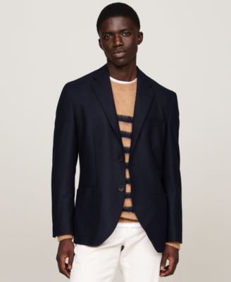 Tommy Hilfiger - Men's Dress Casual Flannel Blazer