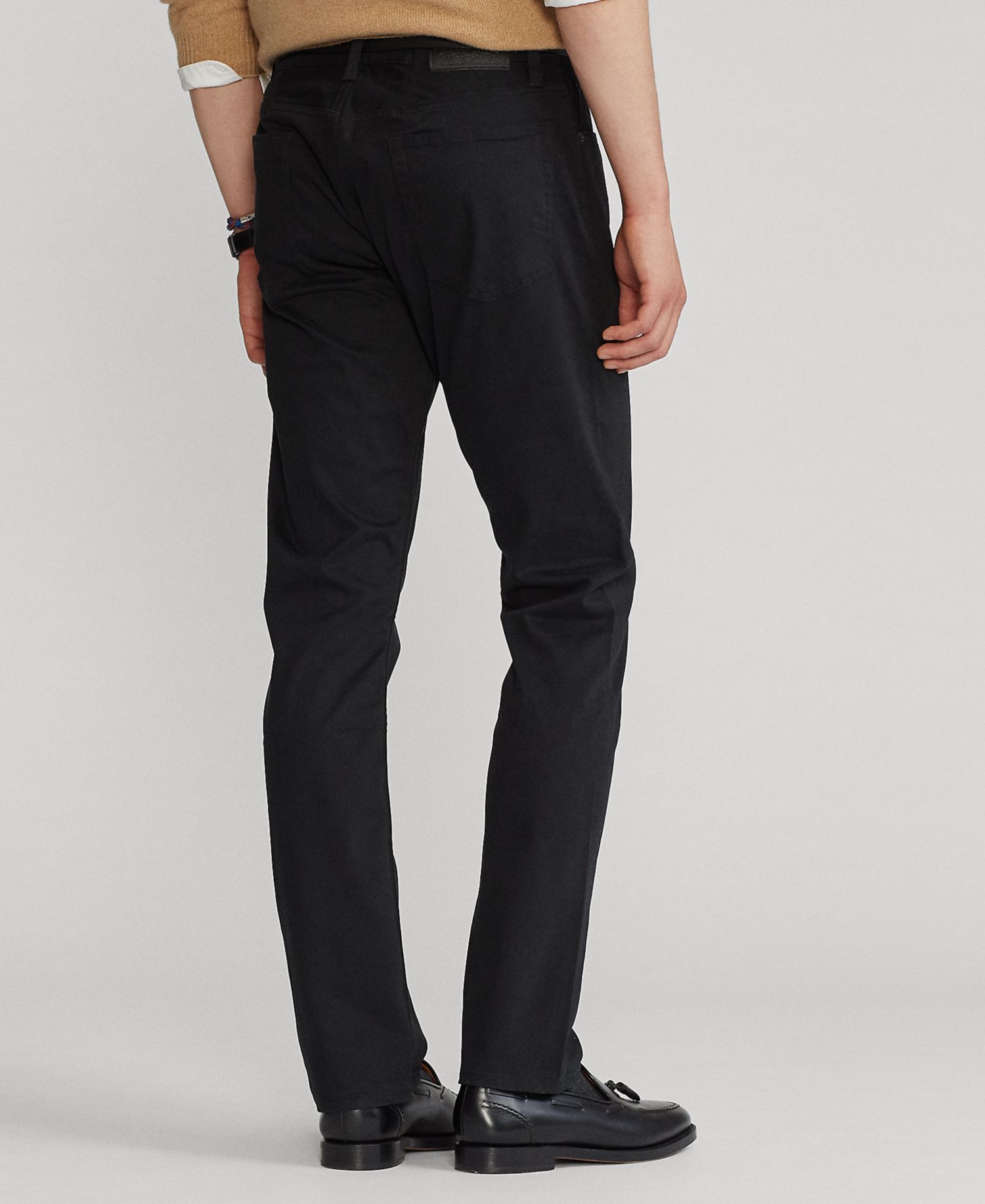 Men's Slim Straight Stretch Sateen Five-Pocket Pants