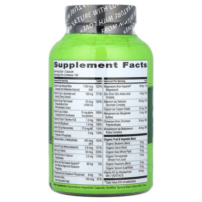 One Daily Multivitamin For Men 50+  -  120 Vegetarian Capsules