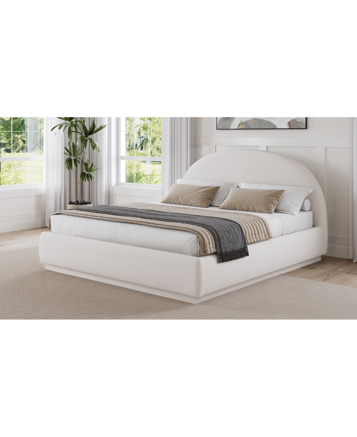 Macy's Lunare Queen Bed In Cloud