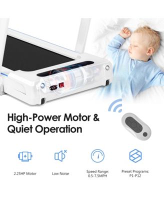 3-in-1 Foldable Treadmill – Removable Desk & Remote