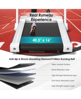 3-in-1 Foldable Treadmill – Removable Desk & Remote