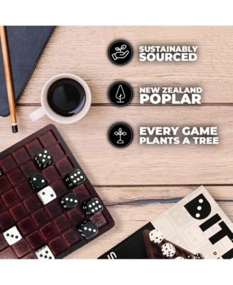 Games - Dittle - Dice Battle | Ages 6+ | Unique Wooden Coffee Table Games For Adults And Family  | Best Board Games For Kids