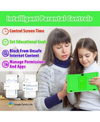 10" Kids Tablet with Epic! & Lingokids, 32GB Educational Android Tablet with Parental Controls & Kid-Proof Case