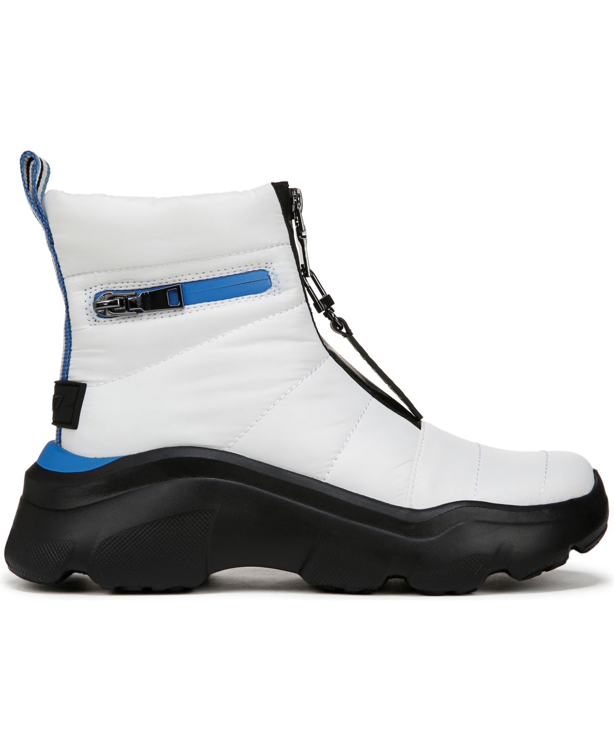 Naturalizer Shadow Dancer Insulated Sneaker In White High Shine Nylon