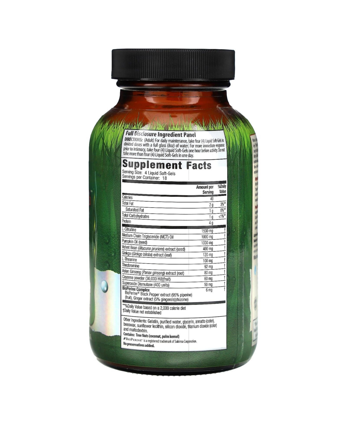 Irwin Naturals Active-Male, Steel Libido Max3 + Nitric Oxide Booster, Liquid Soft-Gels