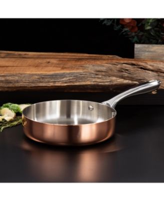 Tri-Ply 8" Deep Skillet, Non-Hammered