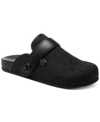 サンダル COACH Clog In Signature Jacquard CI321 Clog In Signature Jacquard