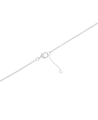 2-Pc Set Cubic Zirconia Sun Pendant Necklace & Solitaire Stud Earrings in Sterling Silver (Also available in 4k Gold over Sterling Silver)