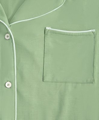 Women's Fluid Knit Notched-Collar Pajama Set  XS-3X