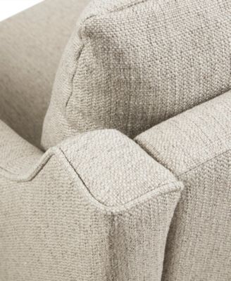 30" Wood Christian Wide Swivel Armchair