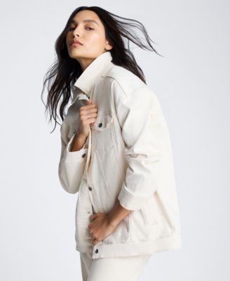 Women's Oversized Denim Trucker Jacket