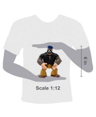 Boss Fight Studio Bluto The Sailor Man Classics Wave 1 Collectible Action Figure – Highly Articulated Figurine with Accessories Including Alternate Hands and Removable Hat - 1:12.The Classic Nemesis: Bluto, in all his brute force!