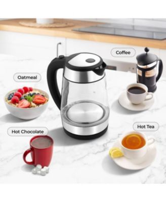 Fast-Boiling Electric Kettle - 1.7L Hot Water Kettle 1500W With Auto Shut-Off