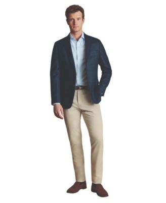 Men's Twill Wool Texture Slim Fit Jacket