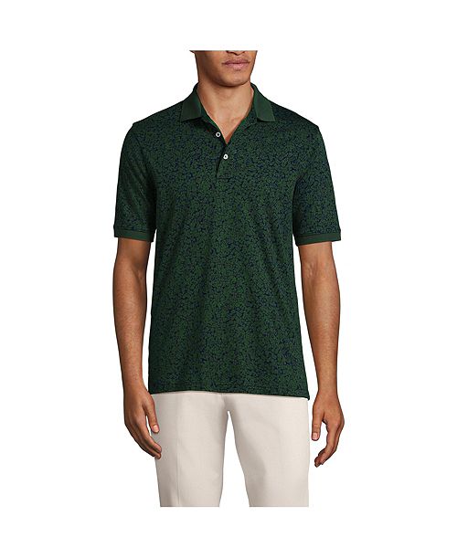 alfani Lands' End Men's Short Sleeve Cotton Supima Polo Shirt Men's Fashion & Accessories