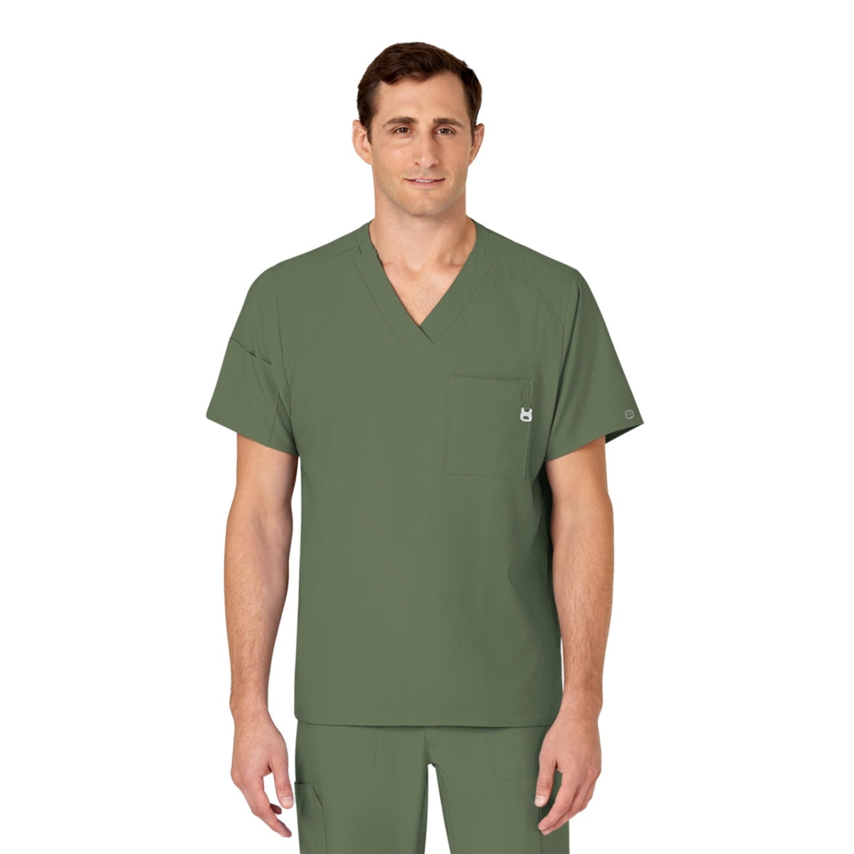 Wink Men's W123 V-Neck Scrub Top