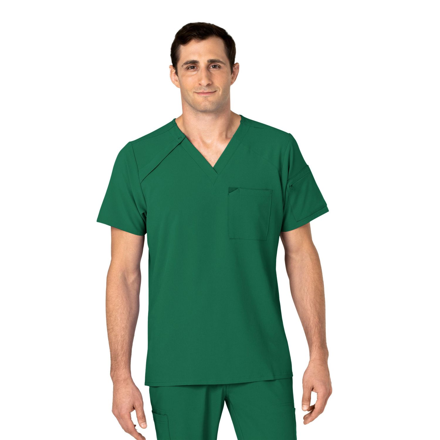 Men's RENEW EZ Zip Scrub Top