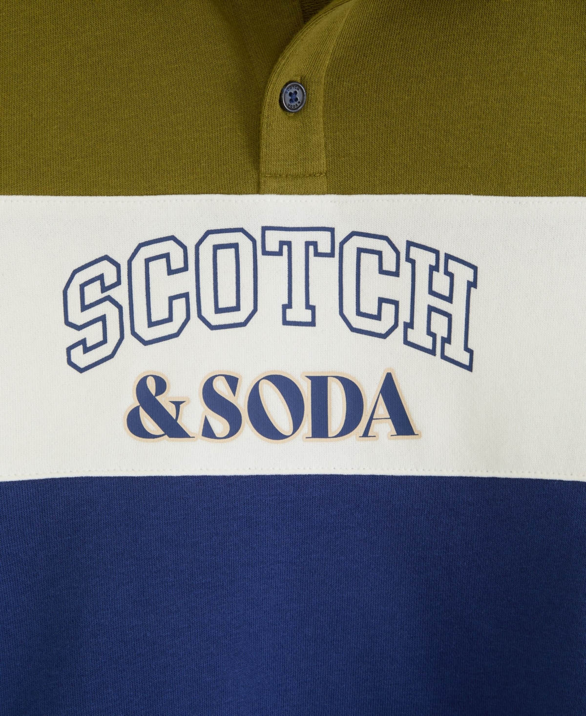Scotch & Soda Little Boys French Terry Graphic Polo Denim Pant Set, 2- Piece Set In Evening Skies