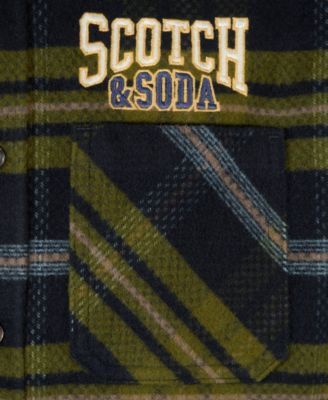 Big Boys Yarndye Hooded Shirt Jacket