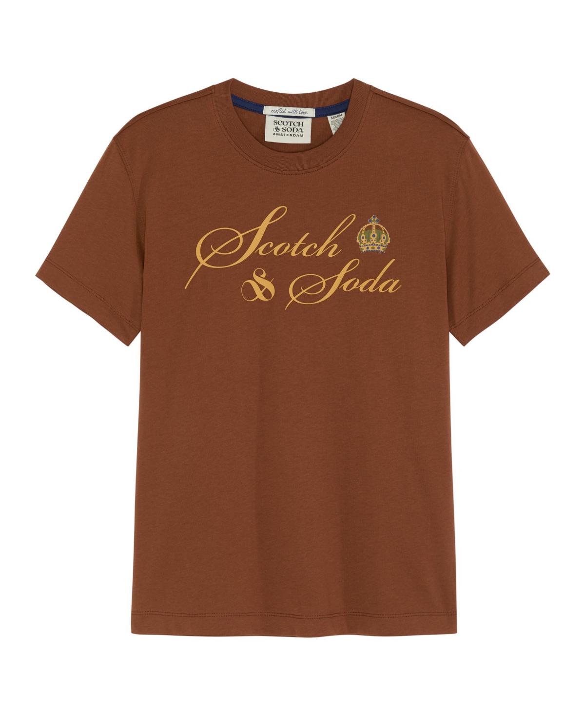 Scotch & Soda Big Boys Short Sleeve Graphic Tee In Night Owl