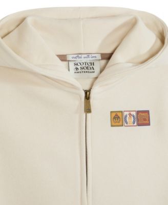 Big Boys Graphic Fleece Zip Up Hoodie