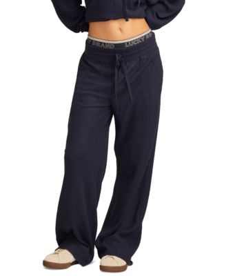 Women's Cloud Waffle Wide-Leg Pants