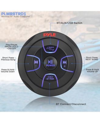 Wireless BT Audio Controller, Waterproof Marine Receiver Remote