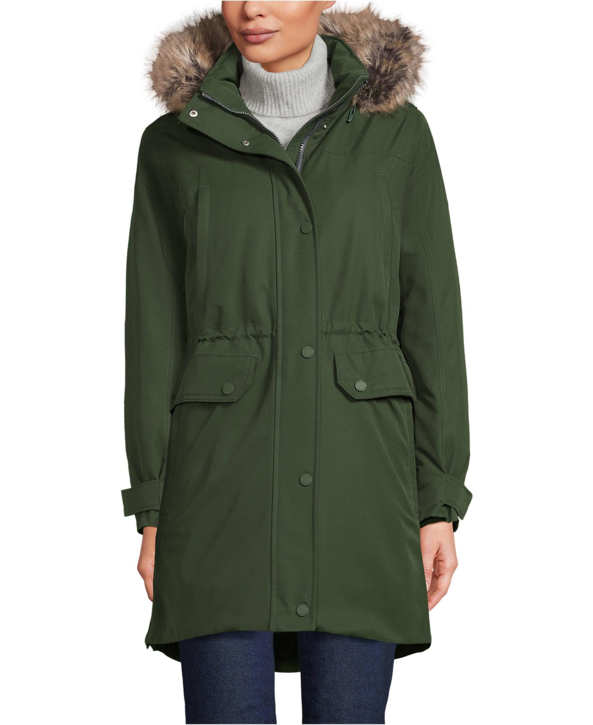 Women's Expedition Down Waterproof Winter Parka - Fresh evergreen