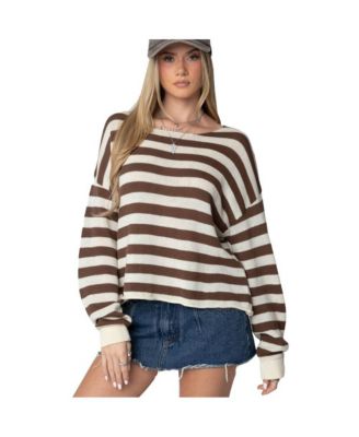 Women's Anney Oversized Striped Sweater