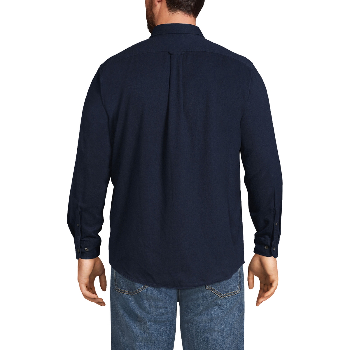 Lands' End Big & Tall Traditional Fit Flagship Flannel Shirt