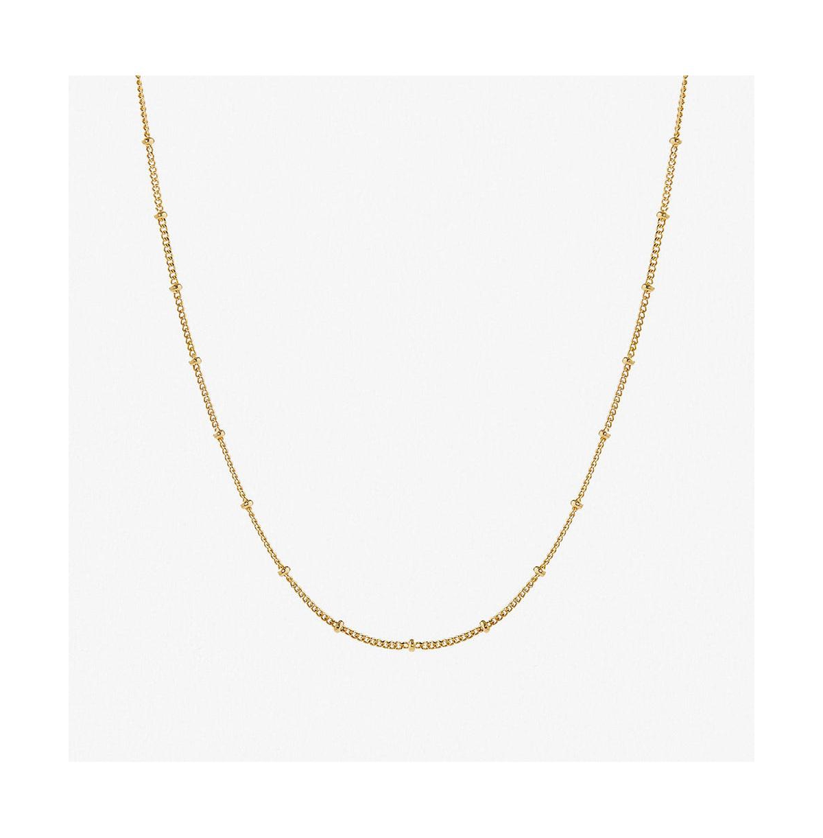 Small Ball Chain Necklace - Ana Gold - Gold, gold