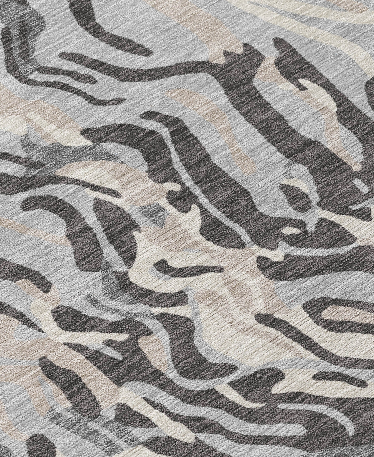 Addison Chantille Machine Washable Acn1038 9'x12' Area Rug In Gray