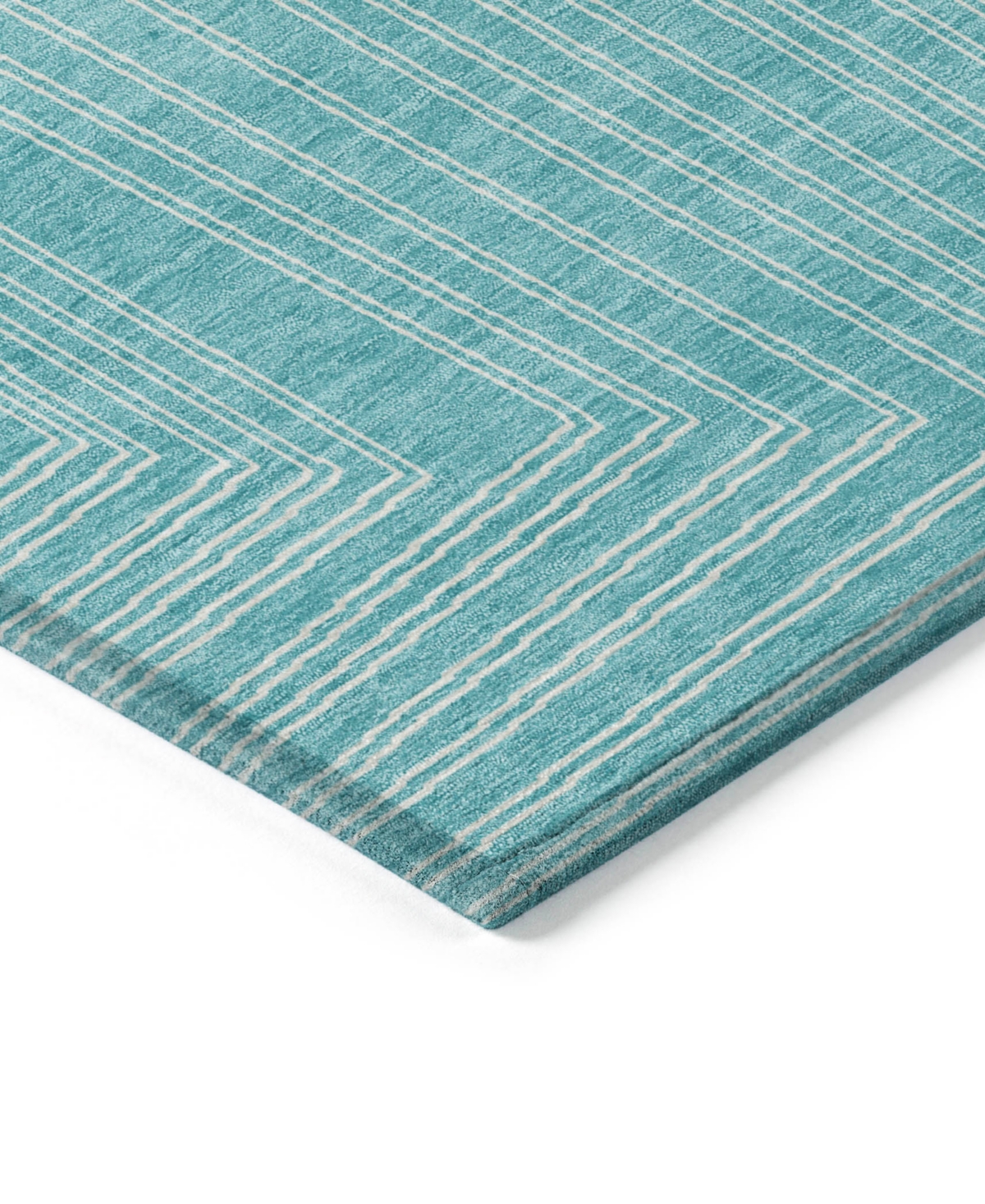 Addison Chantille Machine Washable Acn1045 5'x7'6" Area Rug In Turquoise